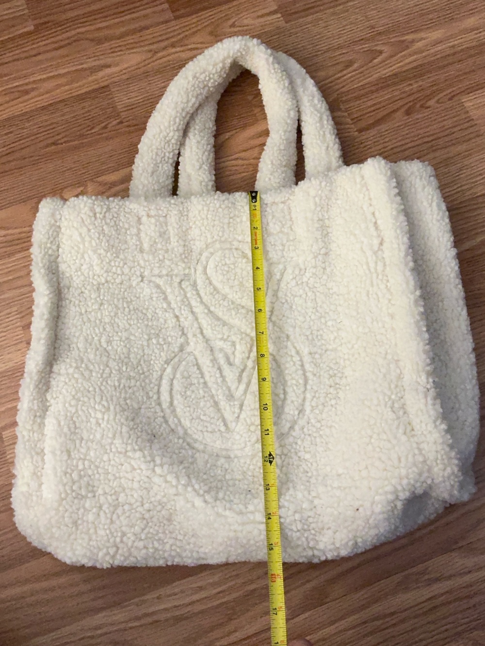 Victoria's Secret Cream Sherpa Tote Bag - Picture 6 of 6